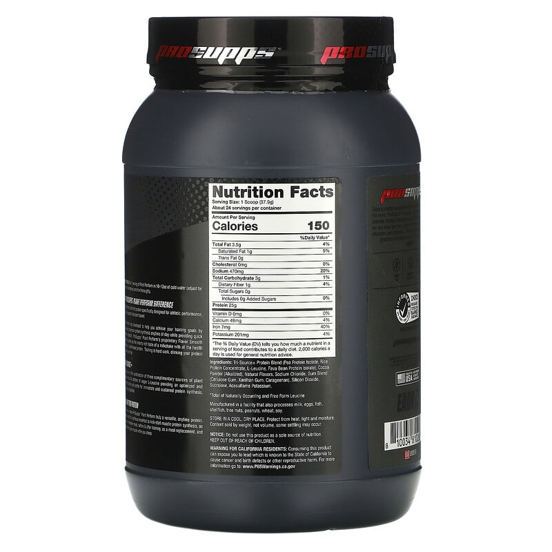 ProSupps, Plant Perform, Performance Plant Protein, Rich Chocolate, 2 lbs (907 g) 810034810267