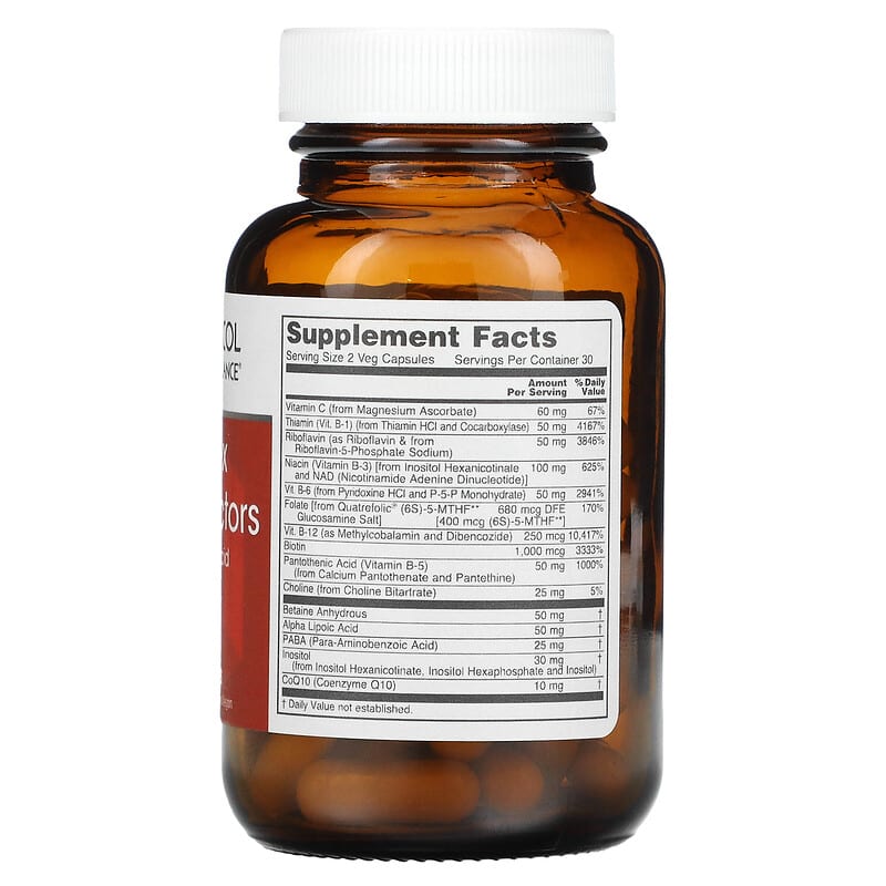 Protocol for Life Balance, B Complex Neuro Factors, 60 Veg Capsules 707359104068