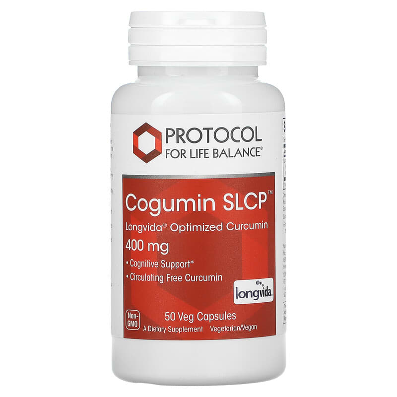 Protocol for Life Balance Cogumin SLCP 400 mg 50 Veg Capsules 707359123953