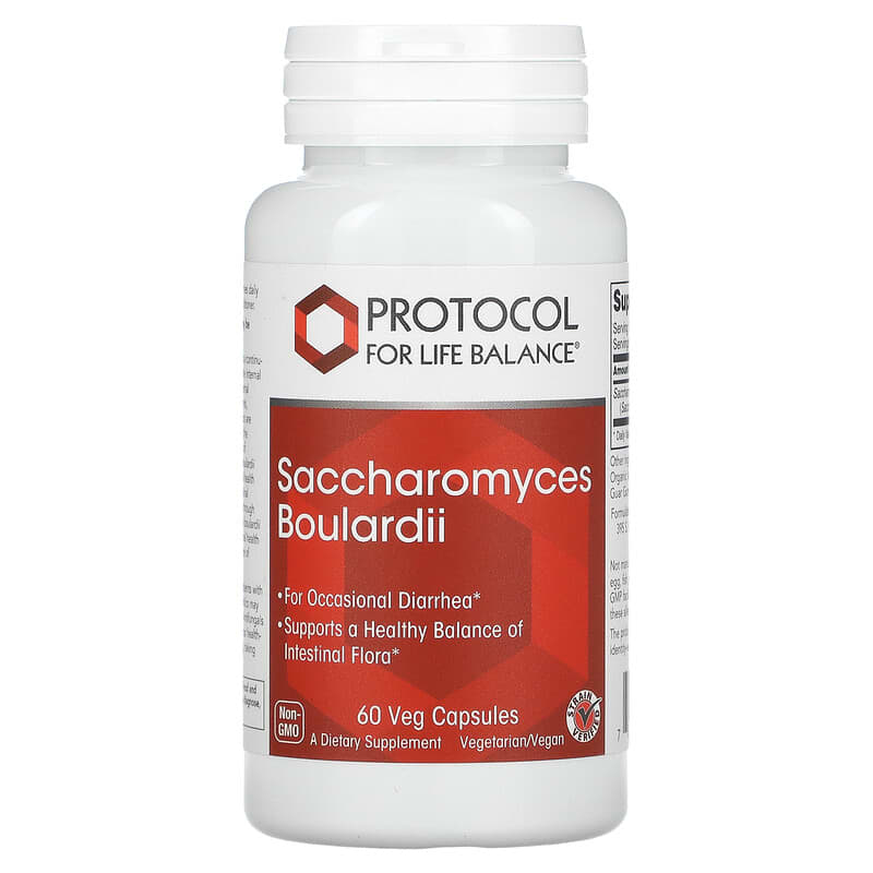 Protocol for Life Balance Saccharomyces Boulardii 60 Veg Capsules 707359129337