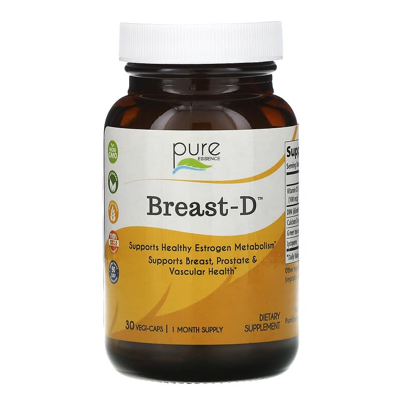 Pure Essence Breast-D 30 Vegi-Caps 659670260018