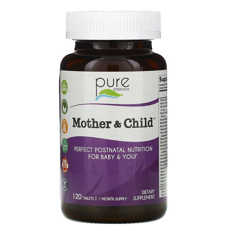 Pure Essence Mother & Child 120 Tablets 659670013027