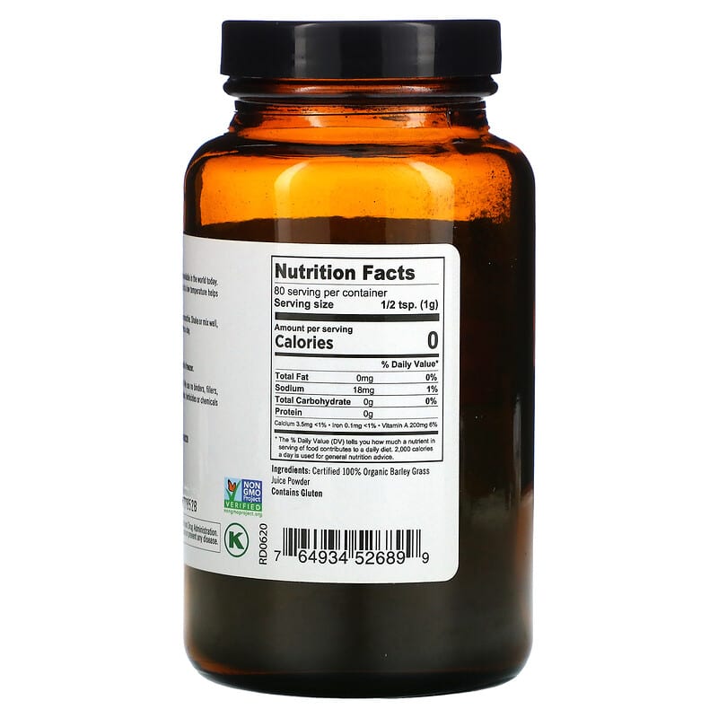 Pure Planet, Organic Just Barley, 80 g 764934526899