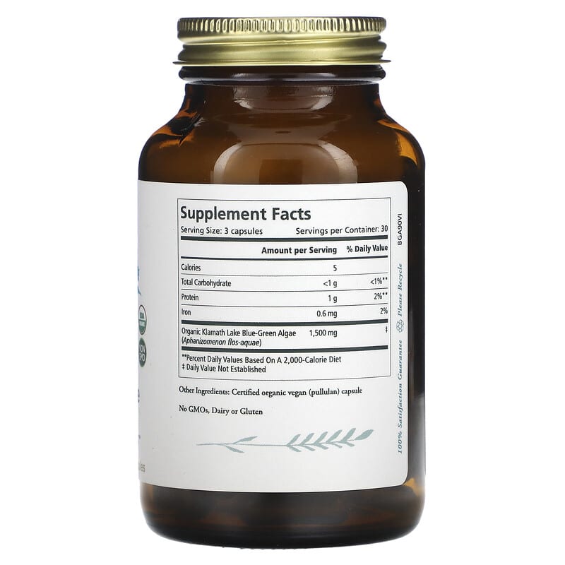 Pure Synergy, Blue-Green Algae, 90 Capsules 852971004255