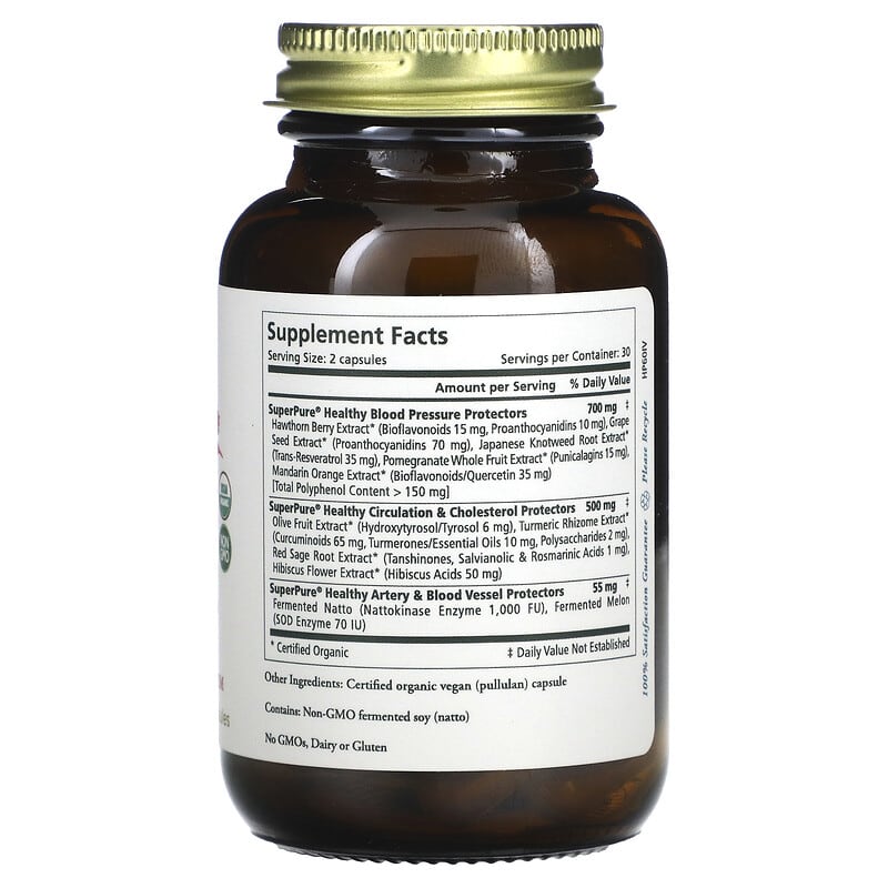 Pure Synergy, Heart Protector, 60 Capsules 852971004651