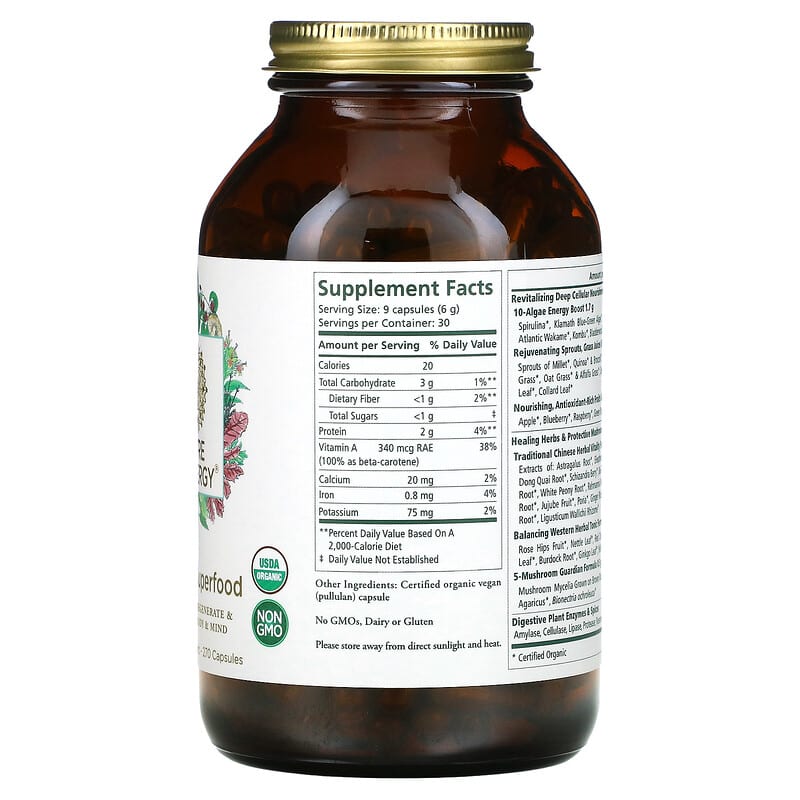 Pure Synergy, Organic Superfood, 270 Capsules 852971004026