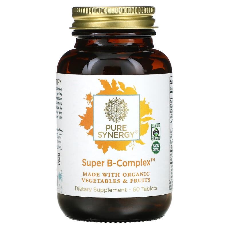 Pure Synergy Super B-Complex 60 Tablets 852971004088