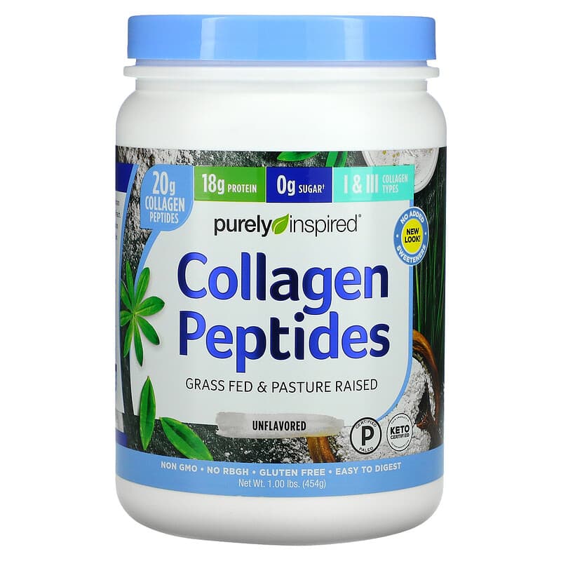 Purely Inspired Collagen Peptides Unflavored 1 lb (454 g) 631656712766