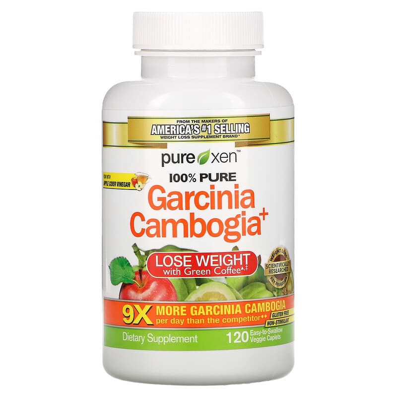 Purely Inspired, Garcinia Cambogia+, 120 Easy-to-Swallow Veggie Caplets 631656604764