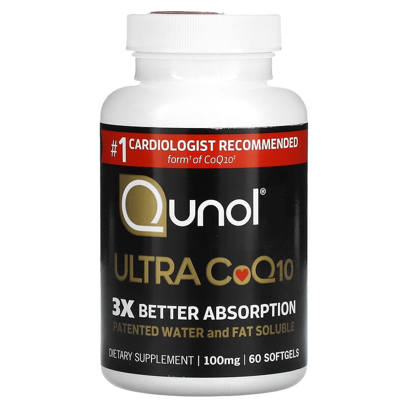 Qunol Ultra CoQ10 100 mg 60 Softgels 898440001240