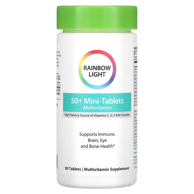 Rainbow Light 50+ Mini Tablet Multivitamin 90 Tablets 21888113422