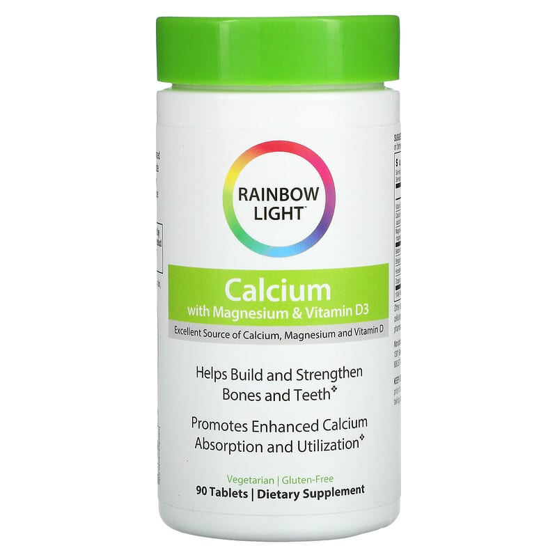 Rainbow Light Calcium with Magnesium & Vitamin D3 90 Tablets 21888109517