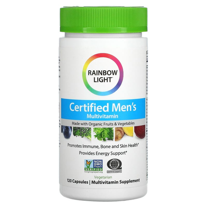 Rainbow Light Certified Men's Multivitamin 120 Capsules 21888800117