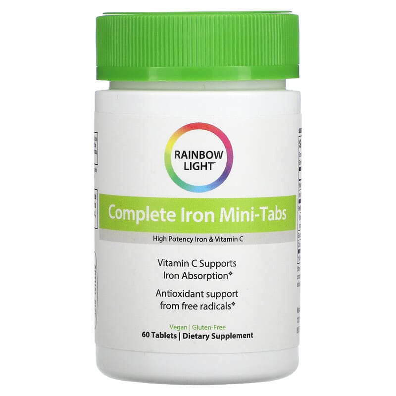 Rainbow Light Complete Iron Mini-Tabs 60 Tablets 21888200610