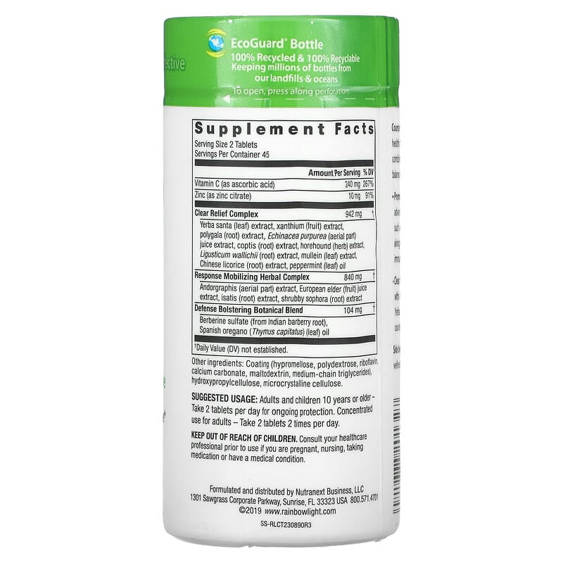 Rainbow Light, Counter Attack, Immune Support, 90 Tablets 21888201327
