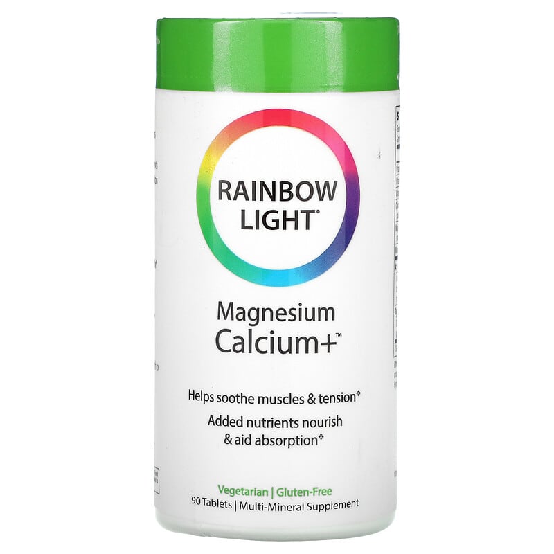 Rainbow Light Magnesium Calcium+ 90 Tablets 21888101016