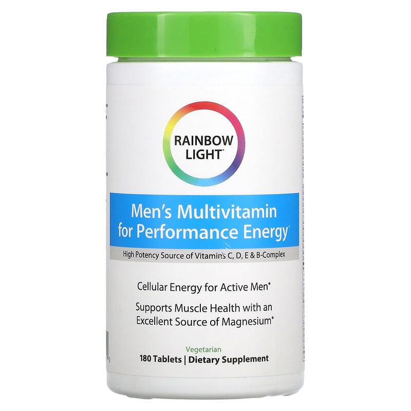 Rainbow Light Men's Multivitamin for Performance Energy  180 Tablets 21888106950