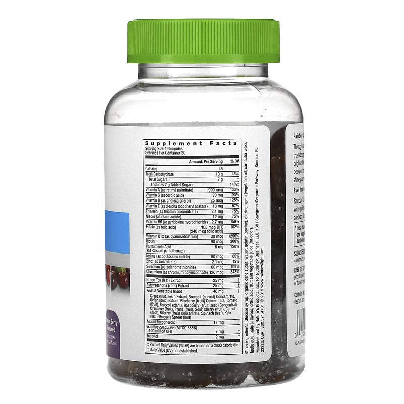 Rainbow Light, Men's Multivitamin, Mixed Berry, 120 Gummies 21888201501