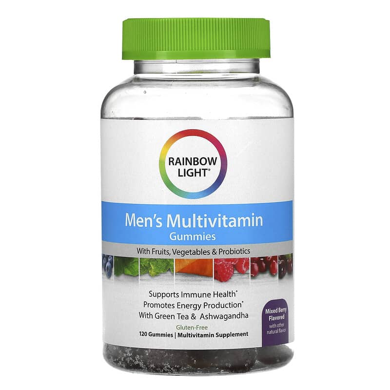 Rainbow Light Men's Multivitamin Mixed Berry 120 Gummies 21888201501