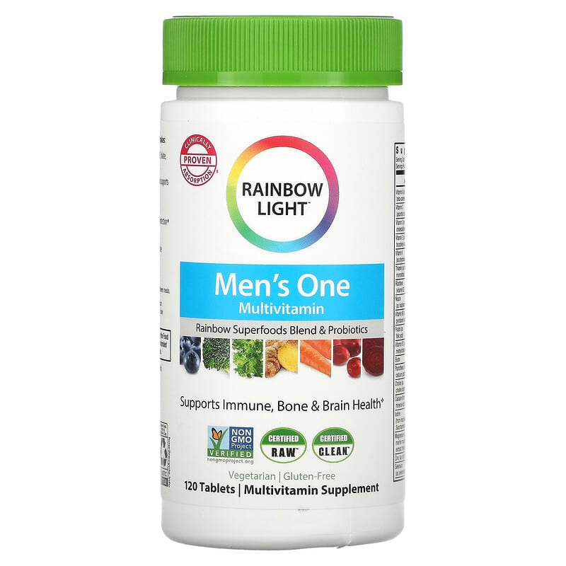 Rainbow Light, Men's One Multivitamin, 120 Tablets 21888217151
