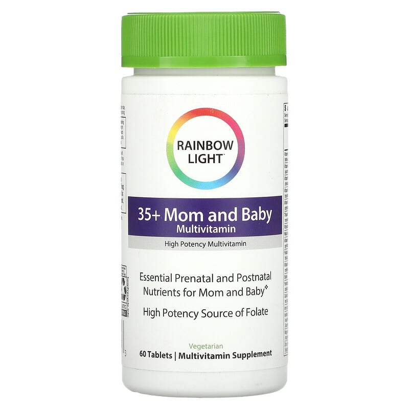 Rainbow Light Multivitamin 35+ Mom and Baby 60 Tablets 21888203123