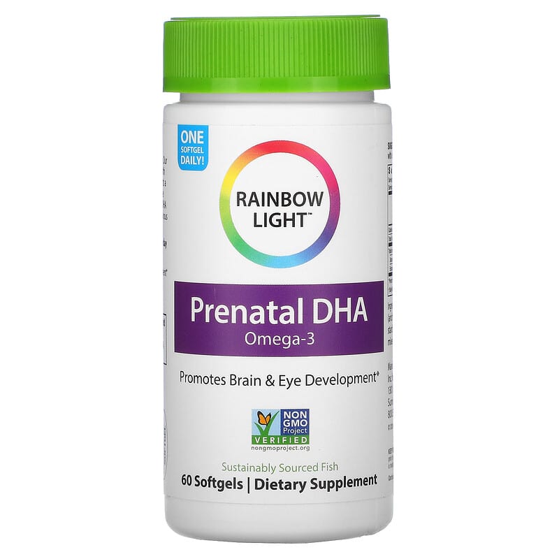 Rainbow Light Prenatal DHA Omega-3 60 Softgels 21888113323