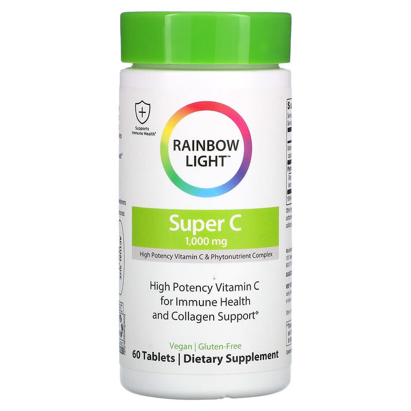 Rainbow Light Super C 1,000 mg 60 Tablets 21888103119