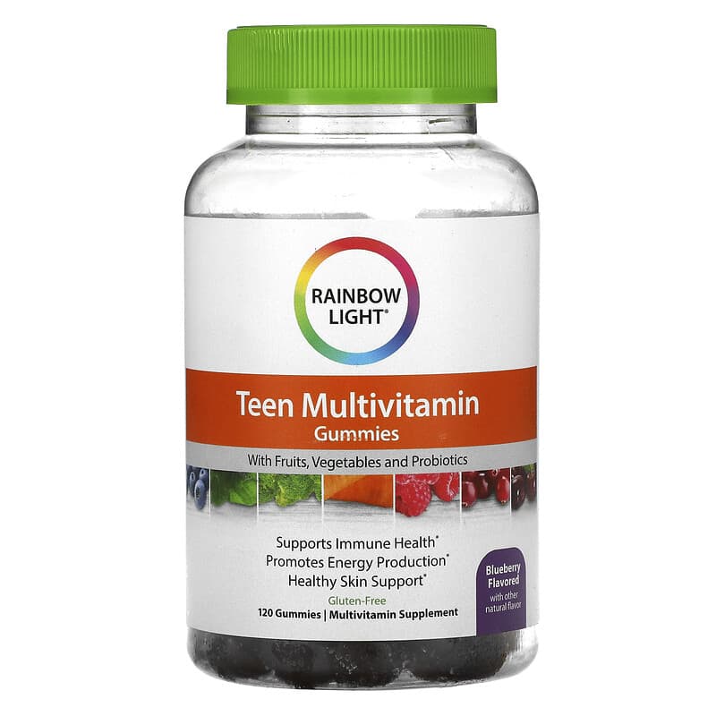 Rainbow Light Teen's Multivitamin Blueberry  120 Gummies 21888201525
