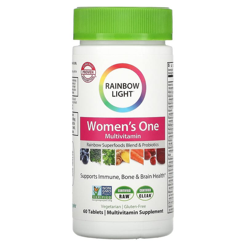 Rainbow Light, Women's One, Multivitamin, 60 Tablets 21888217038