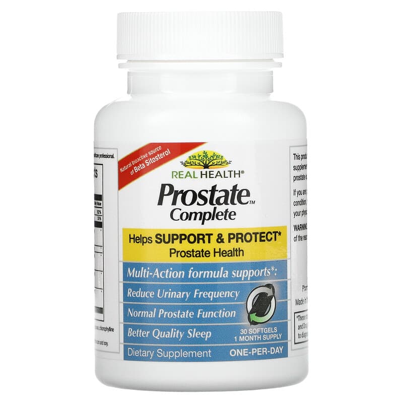 Real Health, Prostate Complete, 30 Softgels 647125001309