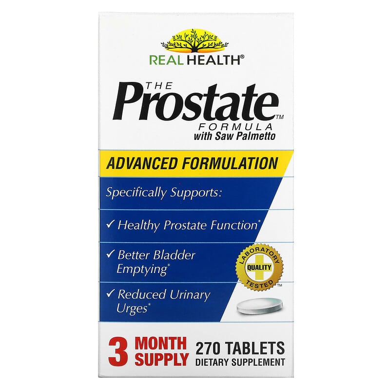 Real Health The Prostate Formula with Saw Palmetto 270 Tablets 647125000012