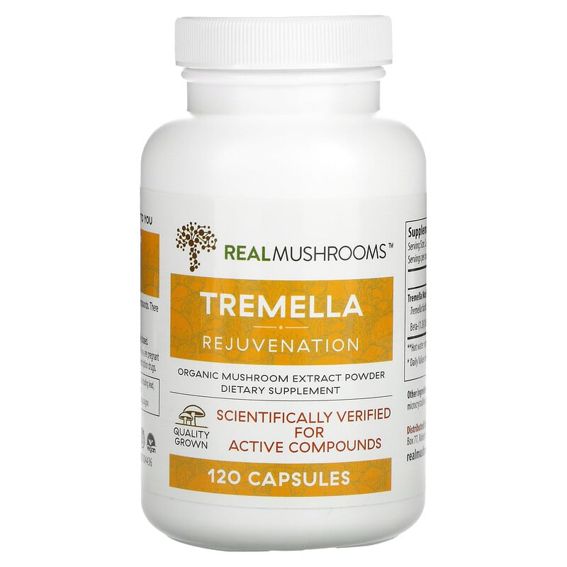 Real Mushrooms Tremella Rejuvenation 120 Capsules 628110068408