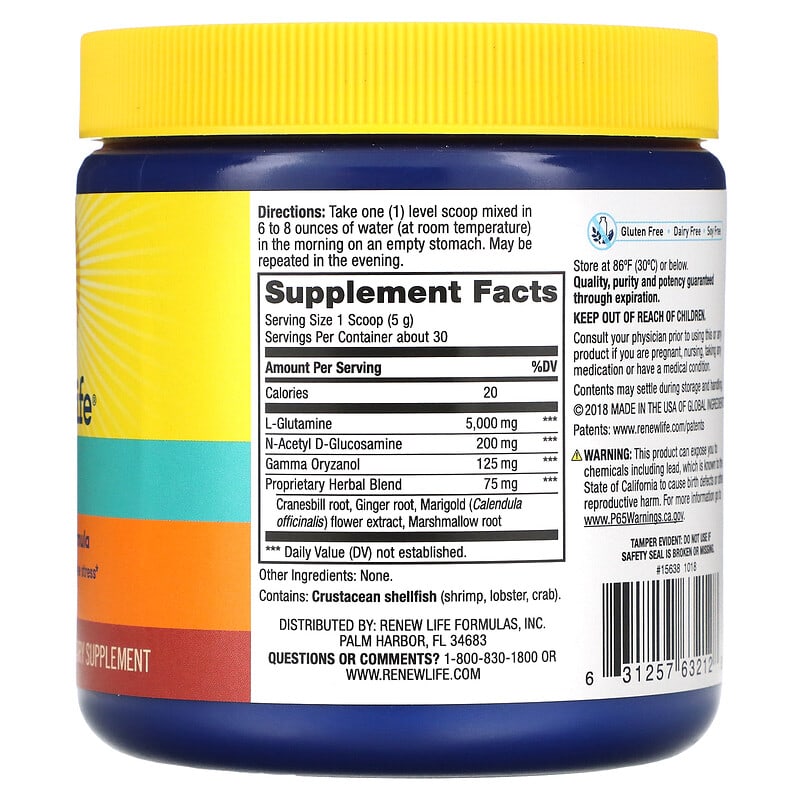 Renew Life, IntestiNew, Intestinal Lining Support Formula, 5.7 oz (162 g) 631257632128
