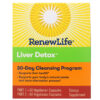 Renew Life Liver Detox 30-Day Cleansing Program 2 Bottles 60 Vegetarian Capsules Each 631257624505