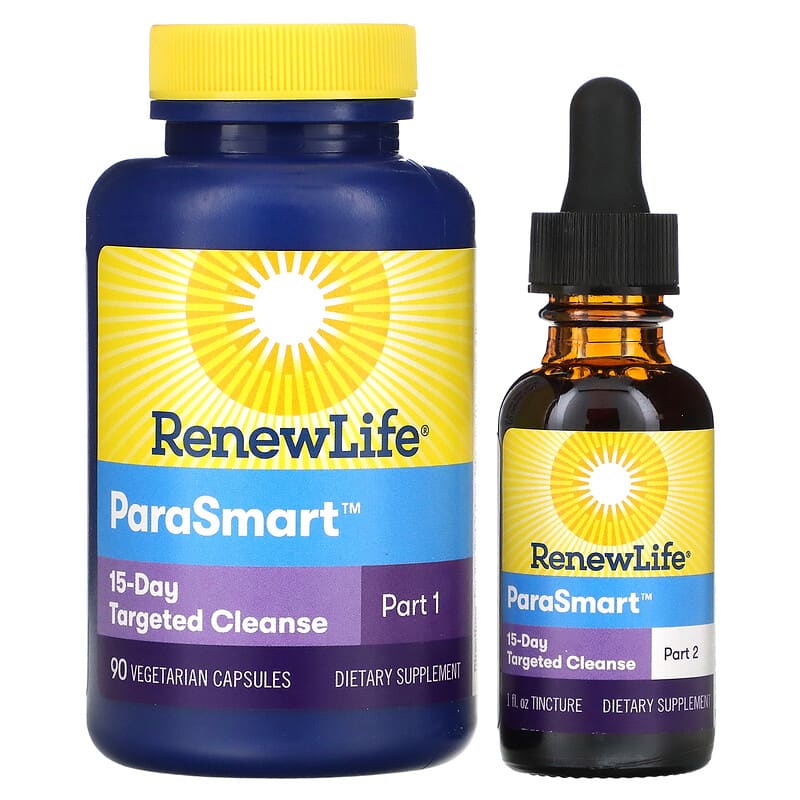 Renew Life, ParaSmart, 15-Day Targeted Cleanse, 2-Part 631257320902
