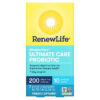Renew Life Ultimate Flora Ultimate Care Probiotic 200 Billion Live Cultures 7 Packets 0.12 oz (3.5 g) Each 631257158598