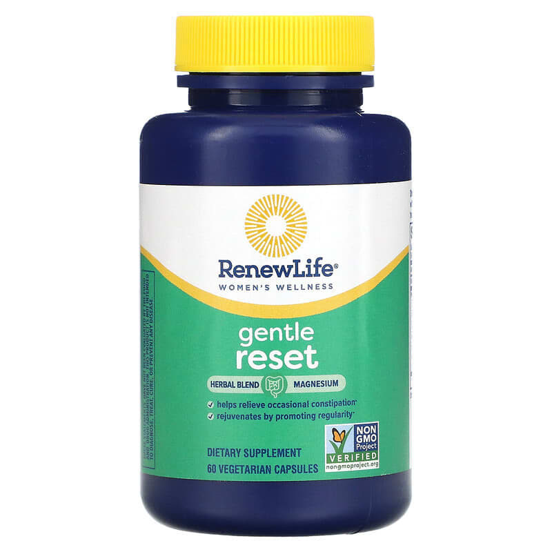 Renew Life, Women's Wellness, Gentle Reset , 60 Vegetarian Capsules 631257122339