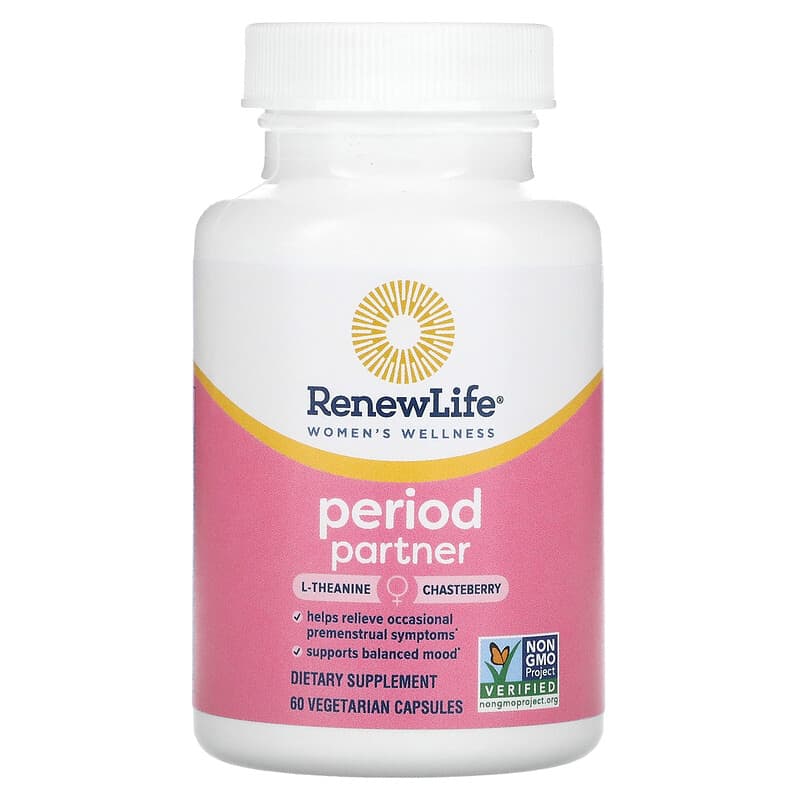 Renew Life, Women's Wellness, Period Partner, 60 Vegetarian Capsules 631257122285