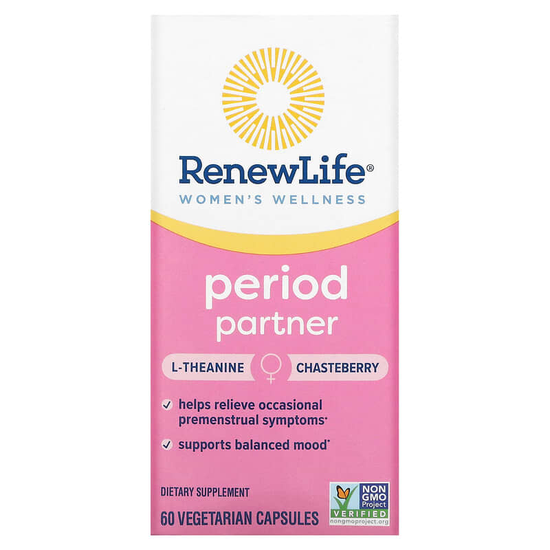 Renew Life Women's Wellness Period Partner 60 Vegetarian Capsules 631257122285