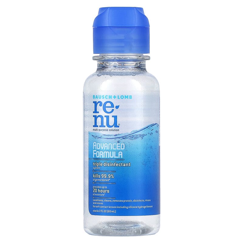 Renu, Multi-Purpose Solution, Advanced Formula, 2 fl oz (60 ml) 310119039540
