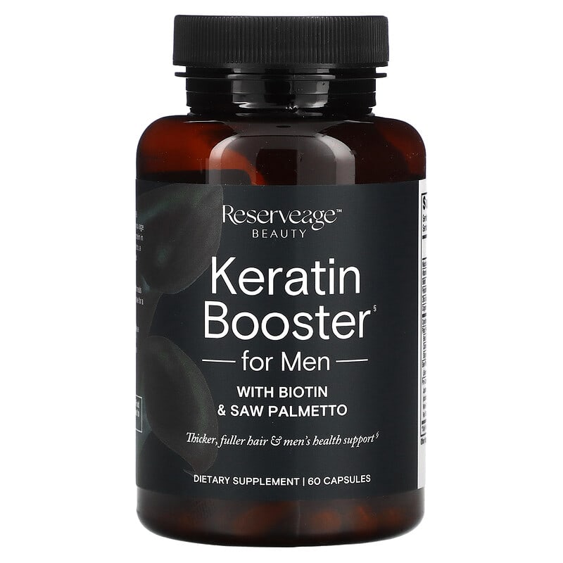 Reserveage Nutrition, Keratin Booster for Men, 60 Capsules 94922015693