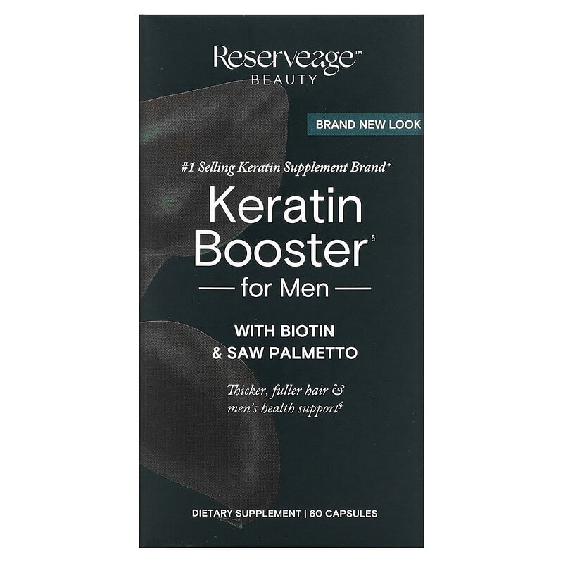 Reserveage Nutrition Keratin Booster for Men 60 Capsules 94922015693