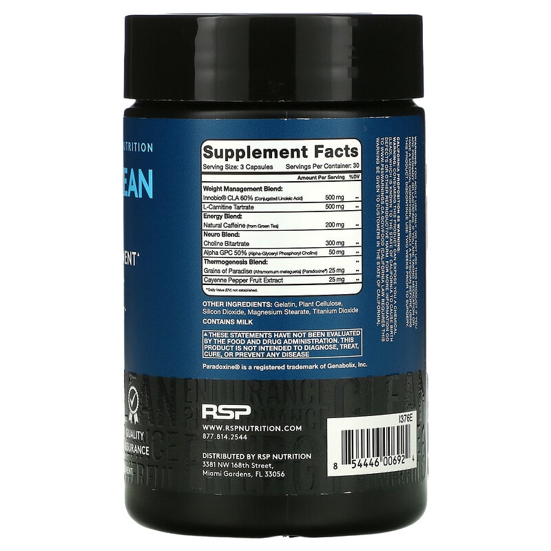 RSP Nutrition, QuadraLean Thermo, 90 Capsules 854446006924