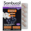 Sambucol Black Elderberry Capsules Advanced Immune + Vitamin C + Zinc 30 Capsules 896116001624