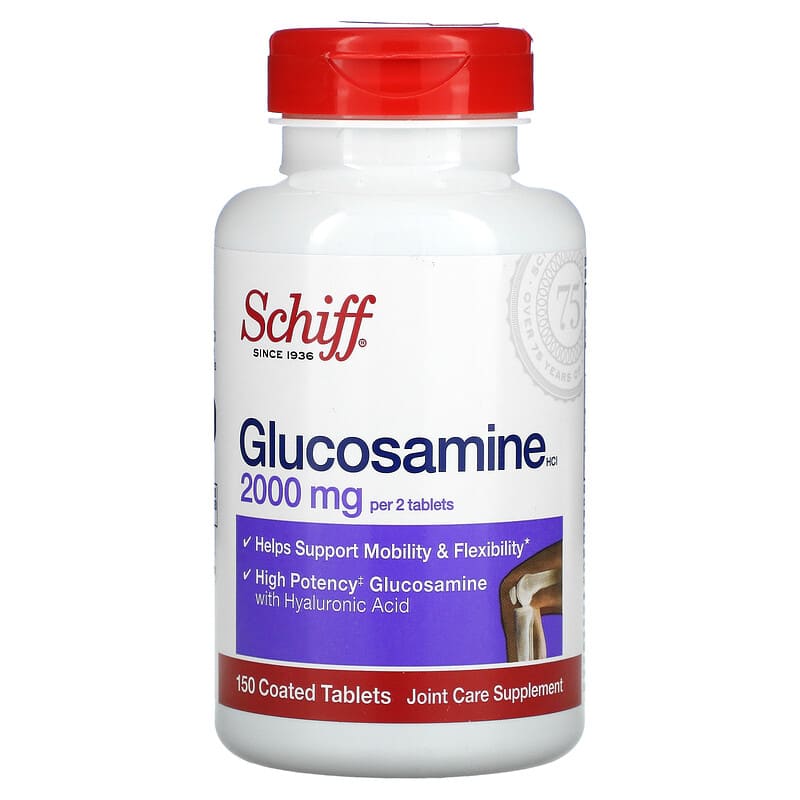 Schiff Glucosamine HCl 1,000 mg 150 Coated Tablets 20525121905