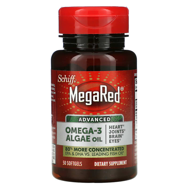 Schiff, MegaRed, Advanced Omega-3 Algae Oil, 50 Softgels 20525104472