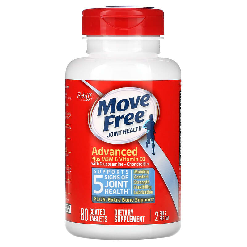 Schiff, Move Free, Joint Health, 80 Coated Tablets 20525118356