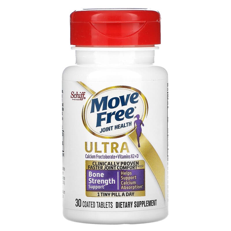 Schiff, Move Free Joint Health, Ultra, Bone Strength Support, 30 Coated Tablets 20525899910