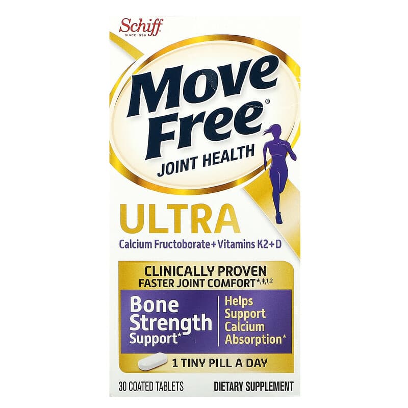 Schiff Move Free Joint Health Ultra Bone Strength Support 30 Coated Tablets 20525899910