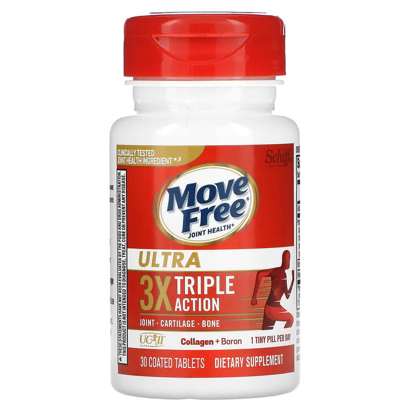 Schiff, Move Free Joint Health, Ultra, Triple Action, 30 Coated Tablets 20525118417